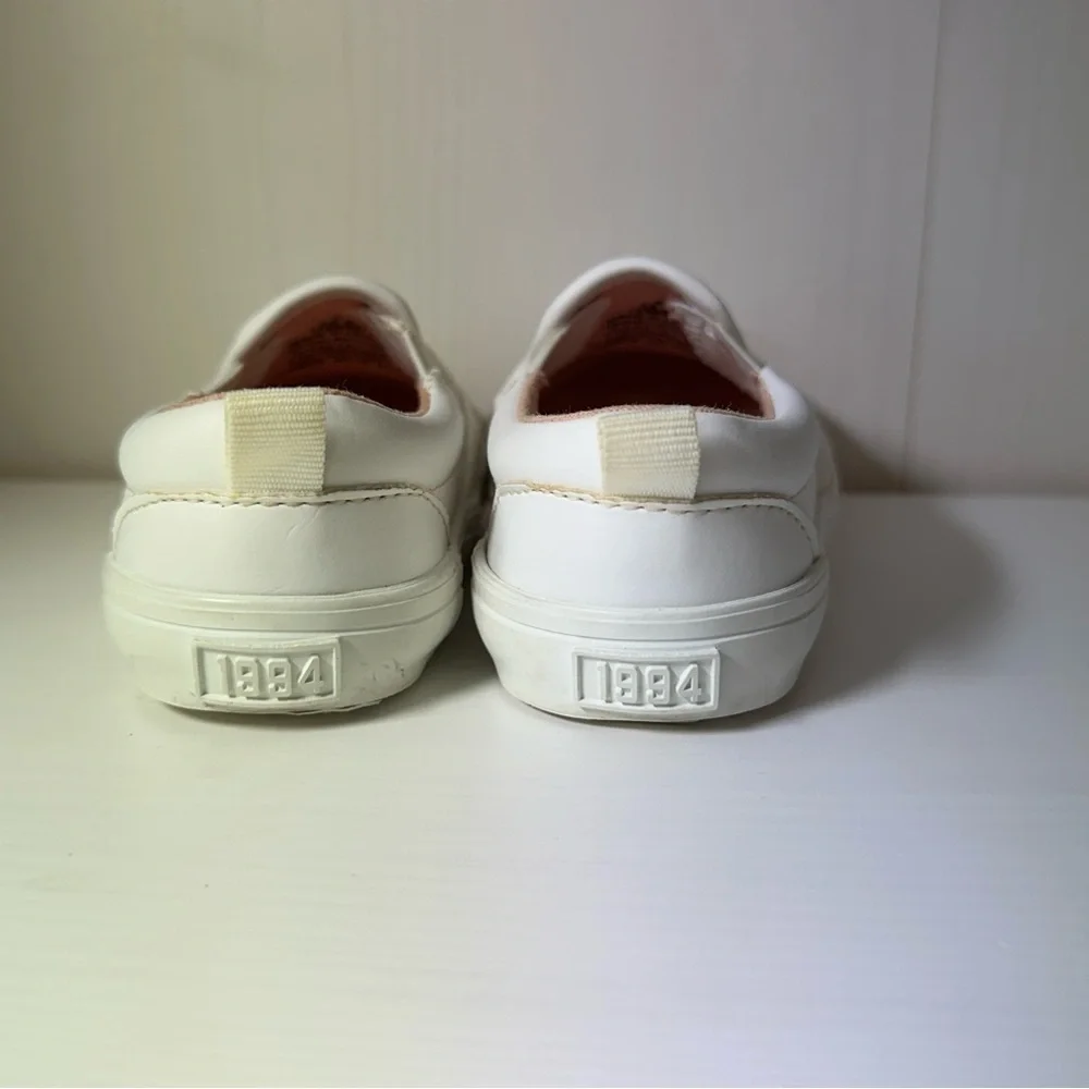 Old Navy Off White Slip On Canvas Polka dot Sneakers Size 5